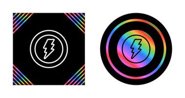 Lightning bolt Vector Icon