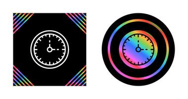 Clock Three Vector Icon