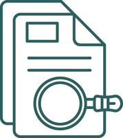 Help Line Gradient Green Icon vector