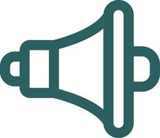 Speaker Line Gradient Green Icon vector