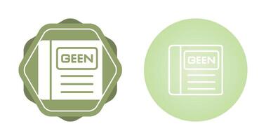 Green Book Vector Icon