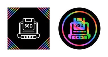 Solid State Drive Vector Icon