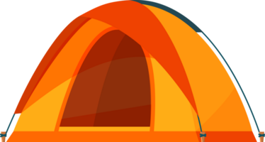 Tent camping in outdoor travel png