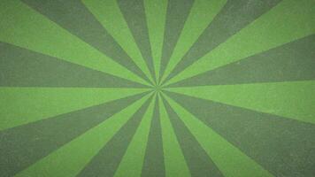 Green Sunburst Retro Background Animation video