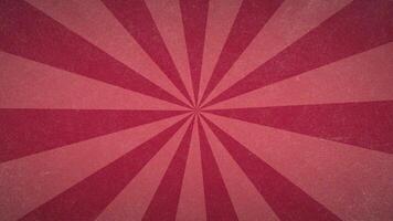 Red Sunburst Retro Background Animation video