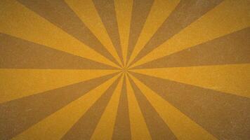 Yellow Sunburst Retro Background Animation video