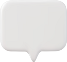 3d Chat bubble png