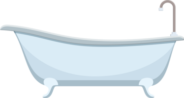 Modern bath isolated on background. png