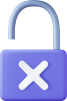 unlocked padlock icon with white cancel cross symbol png