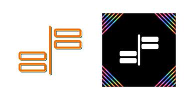 Horizontal Alignment Vector Icon