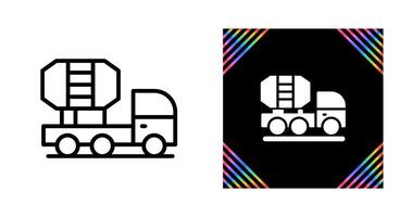 Mixer Truck Vector Icon