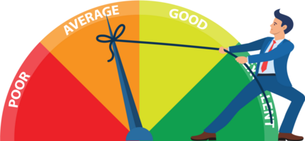 Credit score concept png