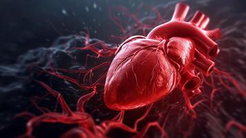 AI generated Heart Disease Awareness A Visual Exploration of Cardiovascular Health photo