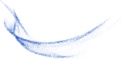 Abstract shiny blue glitter design element png