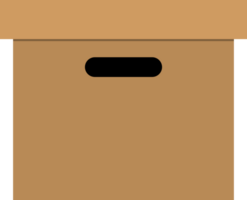 Stapel Karton Box png