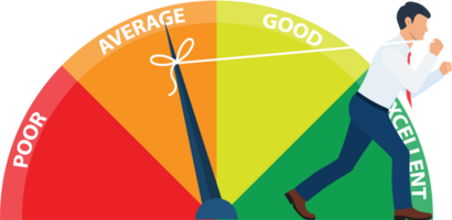 Credit score concept png