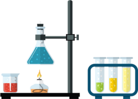 químico cristalería, laboratorio. png