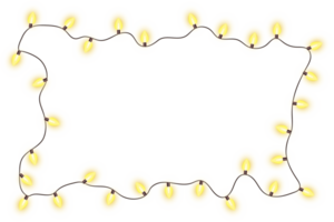 Noël lumières icône png