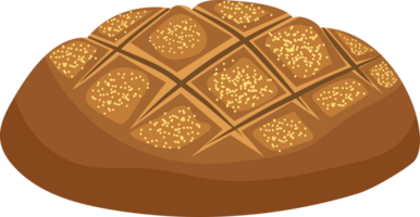 Baked bread icon png