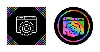 icono de vector de configuración