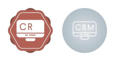 CRM Analytics Vector Icon