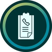 Call list History Vector Icon