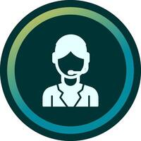 Customer Service Agent Vector Icon