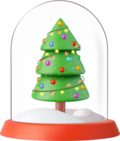 3d alegre Navidad y contento nuevo año. png