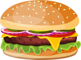 Delicious hamburger icons png