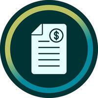 Shopping Invoice Vector Icon