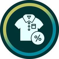 Discounted Tshirt Vector Icon