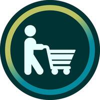 icono de vector de compras