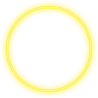 Neon circle Border png