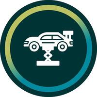 Car Lifting Vector Icon