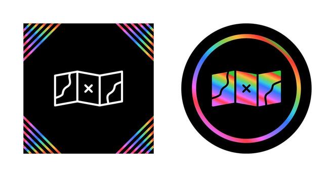 icono de vector de mapa