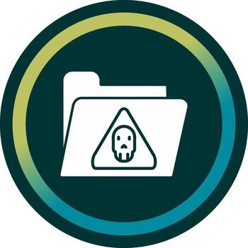 icono de vector de carpeta