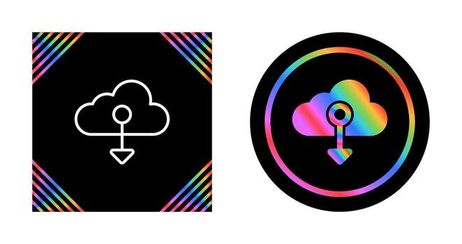 Cloud Native Vector Icon