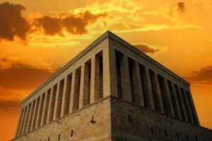 Anitkabir is the mausoleum of the founder of Turkish Republic, Mustafa Kemal Ataturk. photo