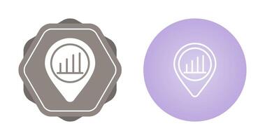 Location Analytics Vector Icon