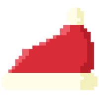 schattig pixel Kerstmis hoed. png