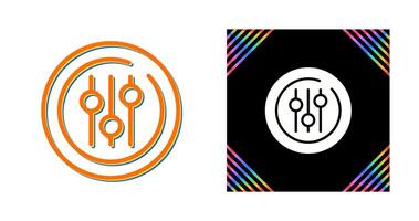 Audio Equalizer Circle Vector Icon
