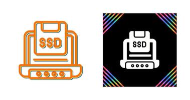 Solid State Drive Vector Icon