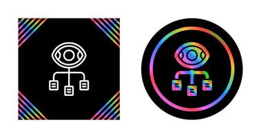 icono de vector de visualización de datos