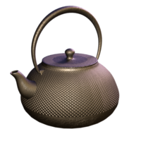 tea kettle isolated 3d png