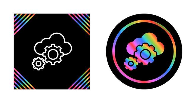 Cloud Orchestration Vector Icon