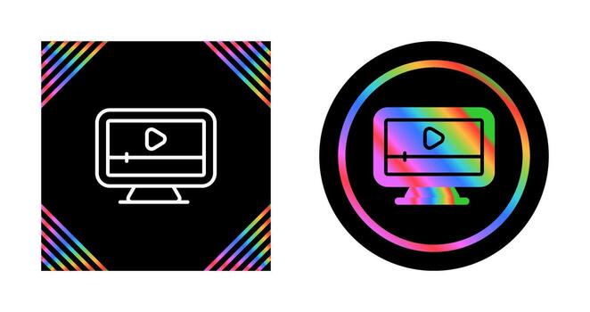 Computer Vector Icon