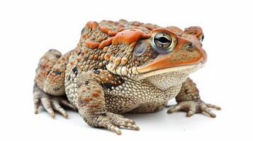 AI generated toad on isolated white background. photo