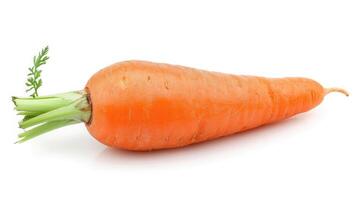AI generated Carrot on isolated white background. photo