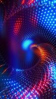 Abstract Geometric Shapes in Motion. Vertical looped animation video