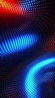 Abstract 3D motion graphics of a multicolored grid. Vertical looped animation video